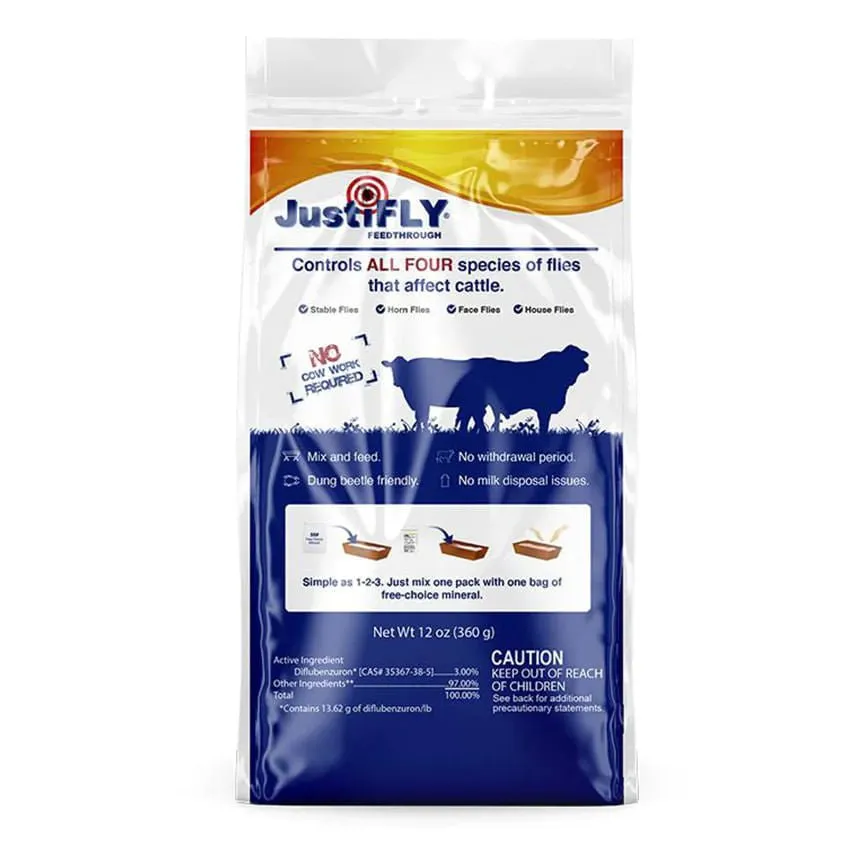 JustiFly Feedthrough 3%, 360g Pack