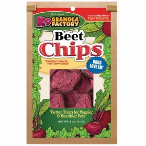 K9 Granola Factory Natural Chips - Beet 5oz Bag goat vitamins sheep health poultry medicine livestock supplement animal wellness