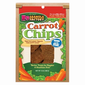 K9 Granola Factory Natural Chips - Carrot 6oz Bag goat vitamins sheep health poultry medicine livestock supplement animal wellness