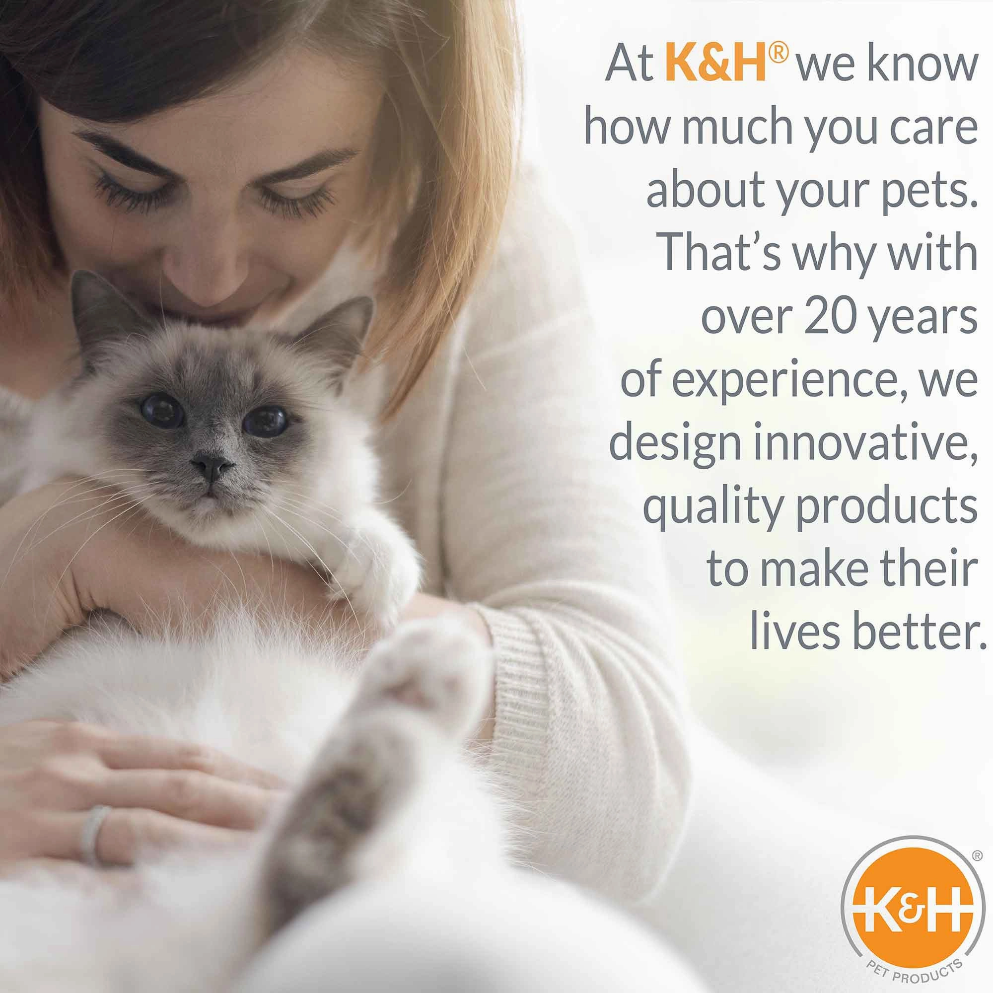 K&H Pet Products Deluxe Kitty Sill with Removable Bolster