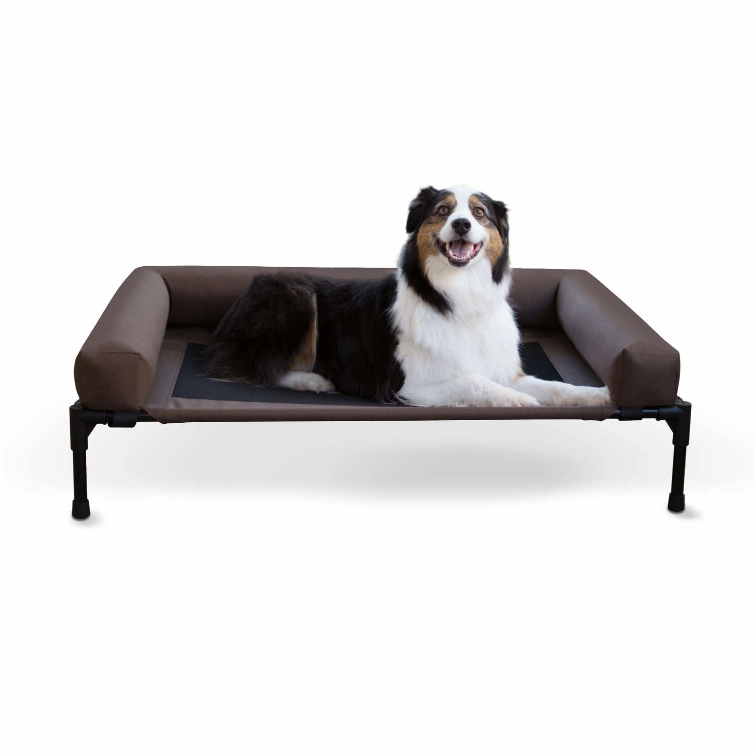 K&H Pet Products Original Bolster Pet Cot in Chocolate