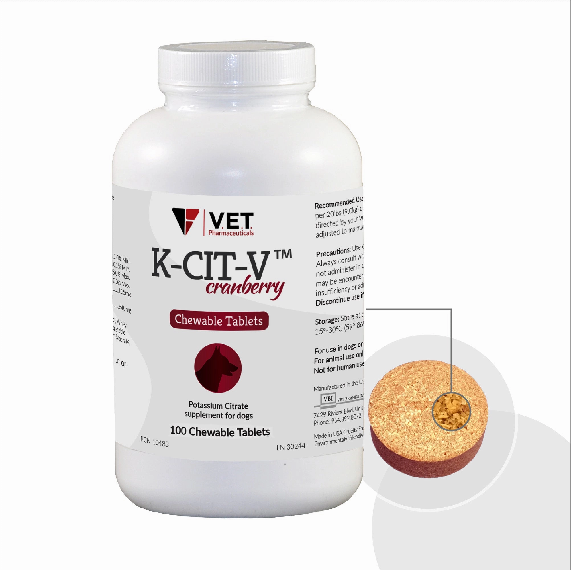 K-CIT-V Potassium Citrate, 100 Chewable Tablets cat scratchers cat towers cat window perch cat heating pad cat calming spray