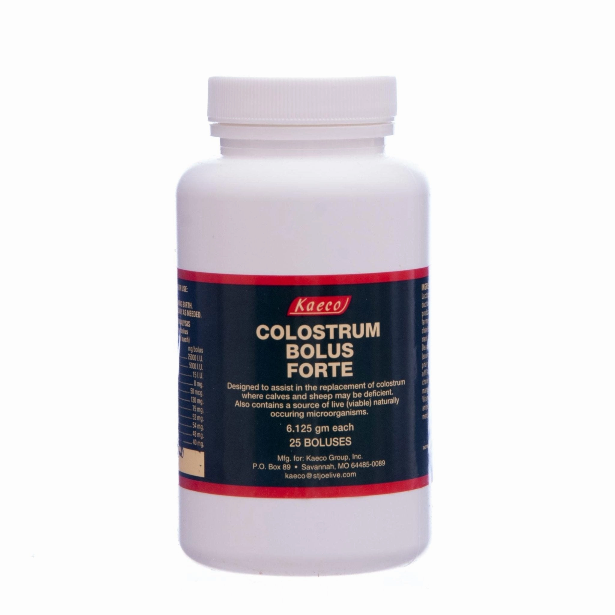 Kaeco Colostrum Bolus Forte, Colostrum Supplement, 25 pk chicken supplies backyard chicken coop accessories poultry food chicken vitamins