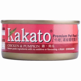 Kakato Chicken & Pumpkin Grain-Free Canned Cat & Dog Food cat food cans soft cat food high protein cat food natural cat food senior cat food