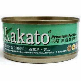Kakato Tuna & Cheese Grain-Free Canned Cat & Dog Food canned cat food wet cat food grain free cat food cat stew cat food pouch