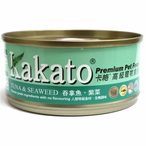 Kakato Tuna & Seaweed Grain-Free Canned Cat & Dog Food canned dog food wet dog food grain free dog food dog food with gravy beef dog food