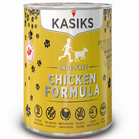 Kasiks Cage-Free Chicken Grain Free Canned Dog Food 345g canned dog food wet dog food grain free dog food dog food with gravy beef dog food