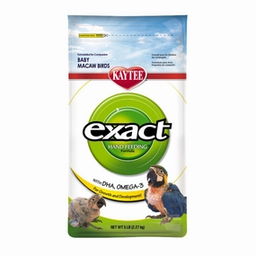 Kaytee Exact - Hand Feeding Formula for Macaw Birds 5lb bird cage parrot food bird toys bird perch bird treats