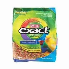 Kaytee Exact - Rainbow Premium for Canaries & Finches 2lb bird cage parrot food bird toys bird perch bird treats