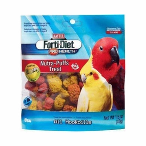 Kaytee Forti-Diet - Nutra-Puffs Treat 1.5oz bird cage parrot food bird toys bird perch bird treats
