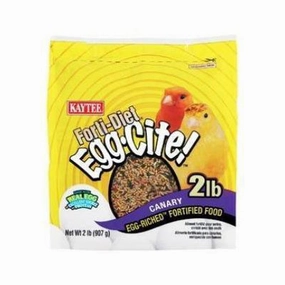 Kaytee Forti-Diet Eggcite - Canary 2lb bird cage parrot food bird toys bird perch bird treats