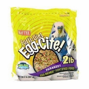 Kaytee Forti-Diet Eggcite - Parakeet 2lb bird cage parrot food bird toys bird perch bird treats