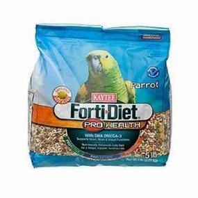 Kaytee Forti-Diet Pro Health - Parrot with Safflower 5lb bird cage parrot food bird toys bird perch bird treats