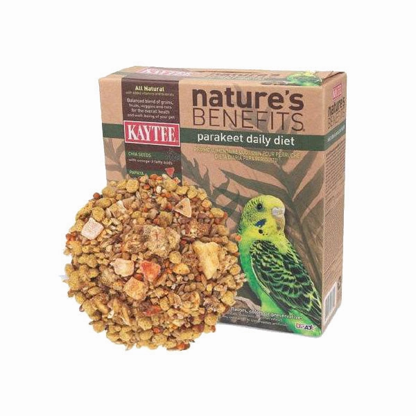 Kaytee Nature's Benefits - Parakeet 2lb bird cage parrot food bird toys bird perch bird treats