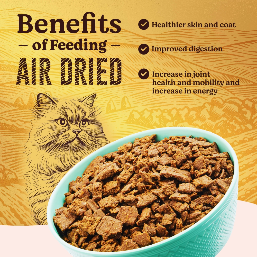 Kennel Kitchen Air Dried Chicken and Mackerel for Cat Dry Food (All Life Stage)
