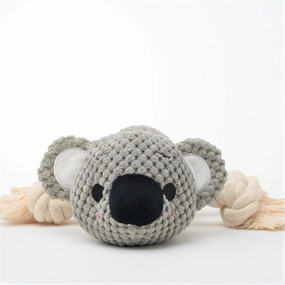 Kenny Koala Rope Squeaker Toy dog toys indestructible dog toys dog tug toys dog plush chew resistant toy