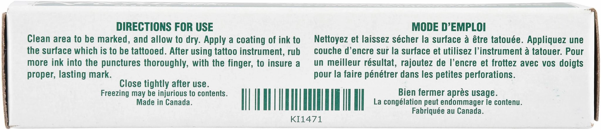 Ketchum Green Animal Tattoo Paste, 1 oz