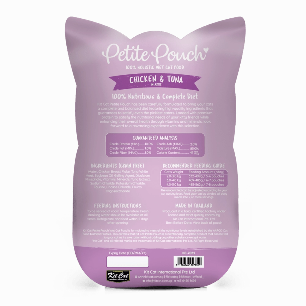 Kit Cat Chicken & Tuna, Chicken & Salmon, Tuna & Salmon Fish Cat Wet Food Combo