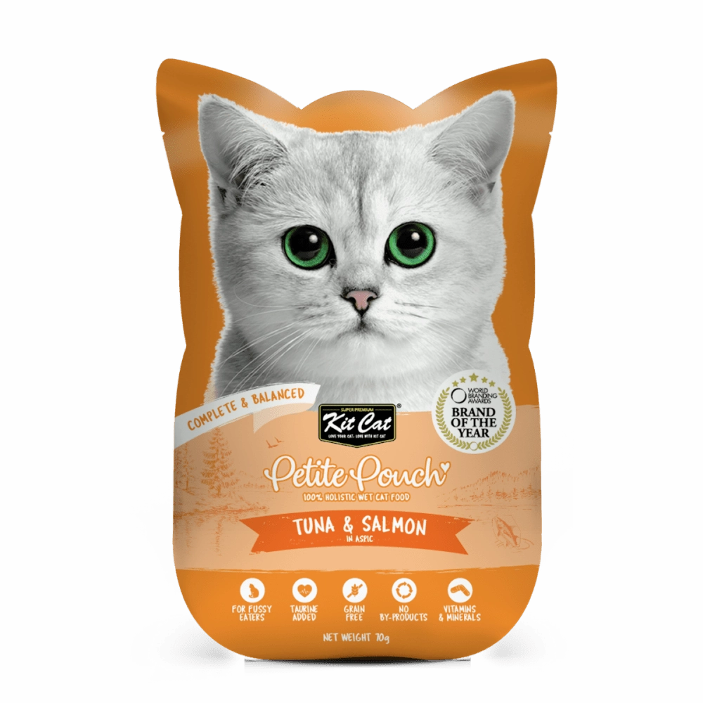 Kit Cat Chicken & Tuna, Chicken & Salmon, Tuna & Salmon Fish Cat Wet Food Combo