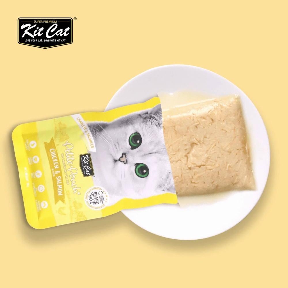 Kit Cat Chicken & Tuna, Chicken & Salmon, Tuna & Salmon Fish Cat Wet Food Combo