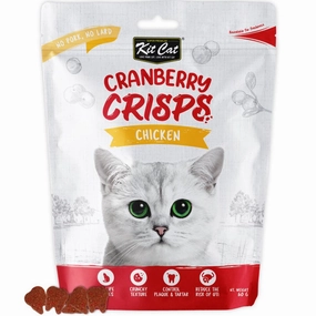 Kit Cat Cranberry Crisps Chicken Cat Treats 60g natural cat food soft cat treats freeze dried cat food organic cat treats indoor cat food