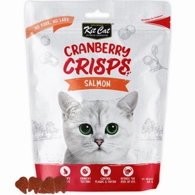 Kit Cat Cranberry Crisps Salmon Cat Treats 60g natural cat food soft cat treats freeze dried cat food organic cat treats indoor cat food