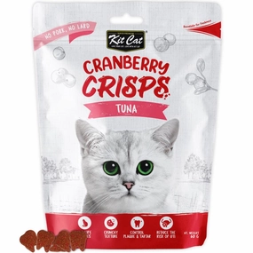 Kit Cat Cranberry Crisps Tuna Cat Treats 60g pet health pet wellness pet pain relief pet probiotic pet calming