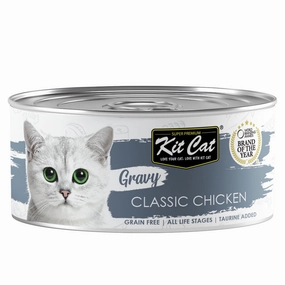 Kit Cat Gravy Chicken Grain-Free Canned Cat Food 70g natural cat food soft cat treats freeze dried cat food organic cat treats indoor cat food
