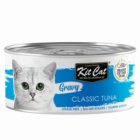 Kit Cat Gravy Tuna Grain-Free Canned Cat Food 70g canned cat food wet cat food grain free cat food cat stew cat food pouch