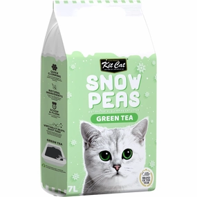 Kit Cat Snow Peas Green Tea Antibacterial Clumping Cat Litter 7L kitten supplies kitten toys kitten food kitten litter box kitten bed