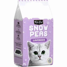 Kit Cat Snow Peas Lavender Antibacterial Clumping Cat Litter 7L kitten supplies kitten toys kitten food kitten litter box kitten bed