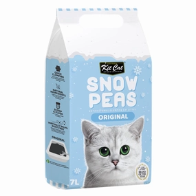 Kit Cat Snow Peas Original Antibacterial Clumping Cat Litter 7L kitten supplies kitten toys kitten food kitten litter box kitten bed