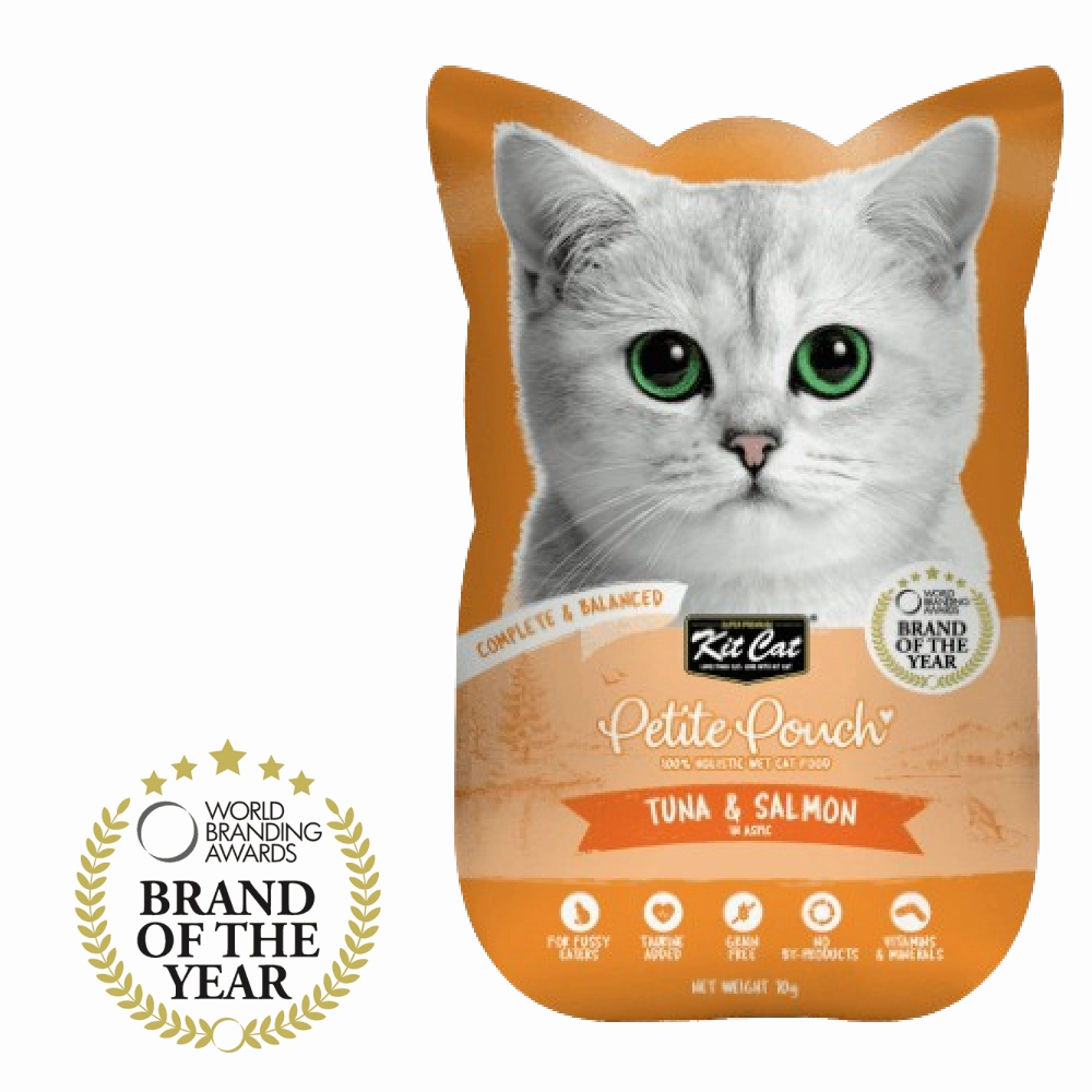 Kit Cat Tuna & White Fish, Chicken & Salmon and Tuna & Salmon Fish Cat Wet Food Combo