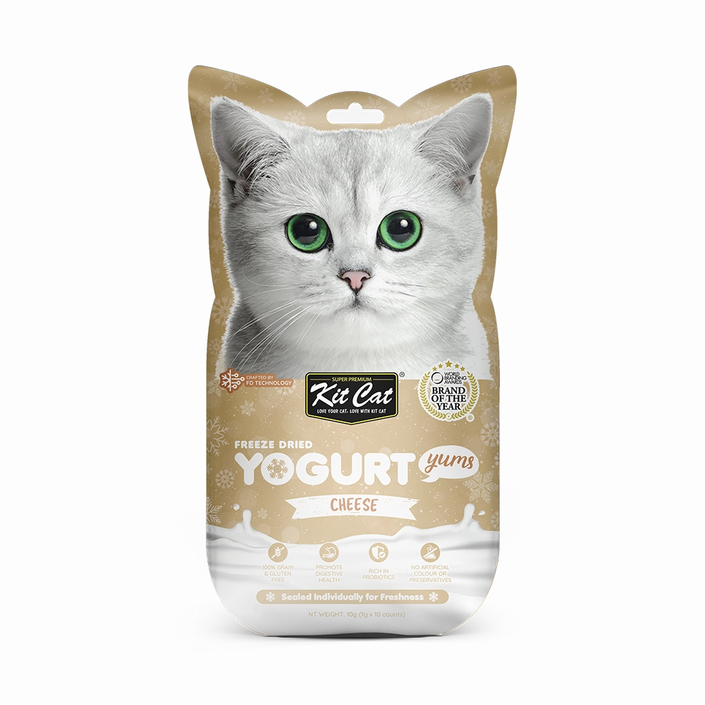 KitCat Cat Freeze-Dried Yogurt Yums Cheese 10g (1g x 10)