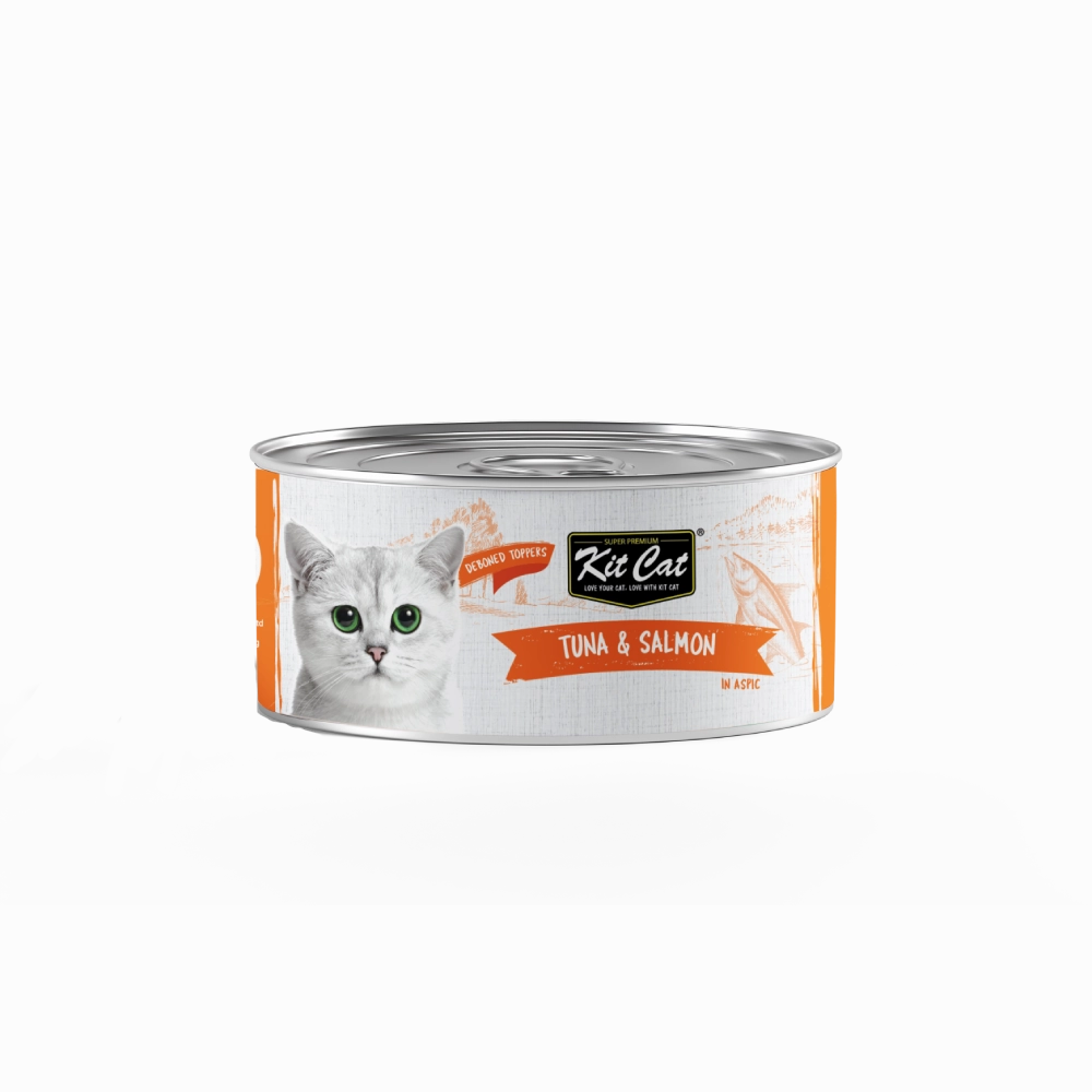 KitCat Ocean Pure Deboned Tuna & Salmon Toppers 80g