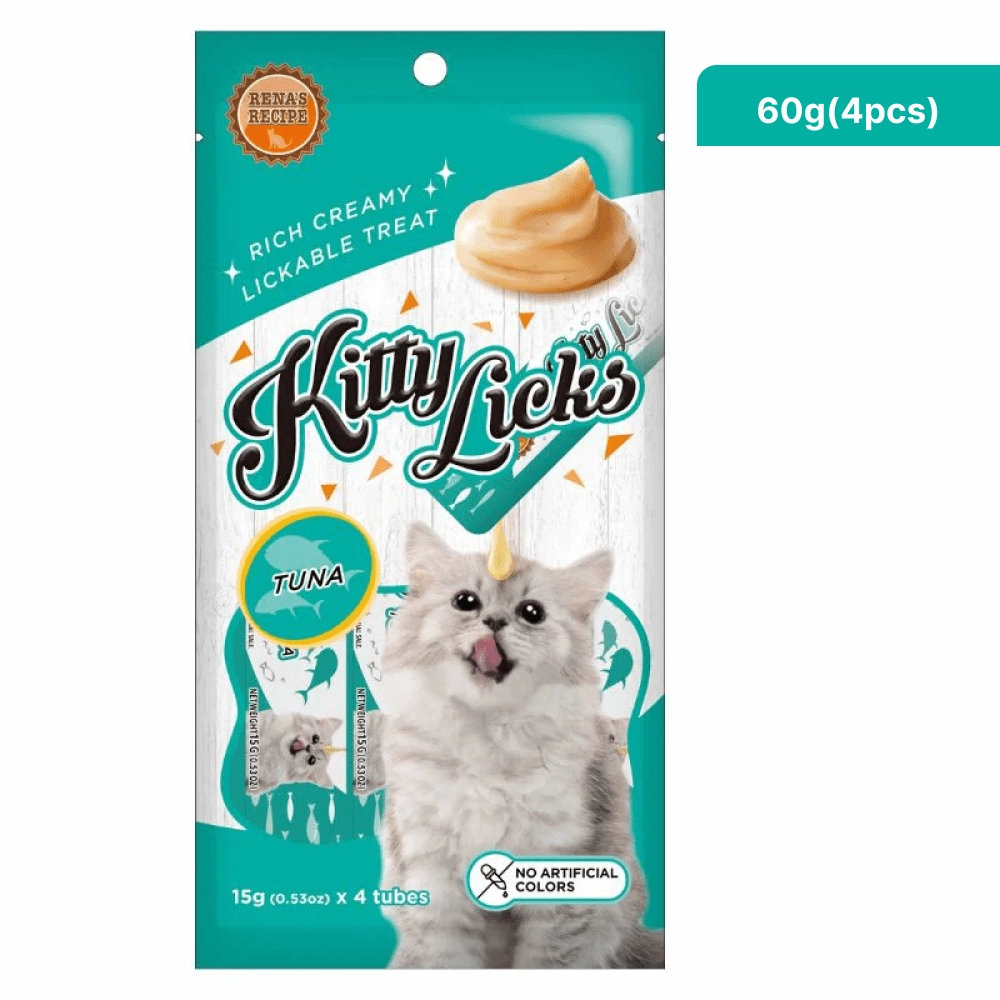 Kitty Licks Tuna and Tuna Salmon Cat Treats Combo