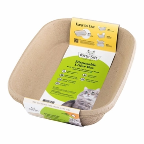 Kitty Sift Large Litter Box, Pack of 1 (Single Unit Litter Box) cat climbing tree cat hammock cat steps cat grooming kit cat safety gate