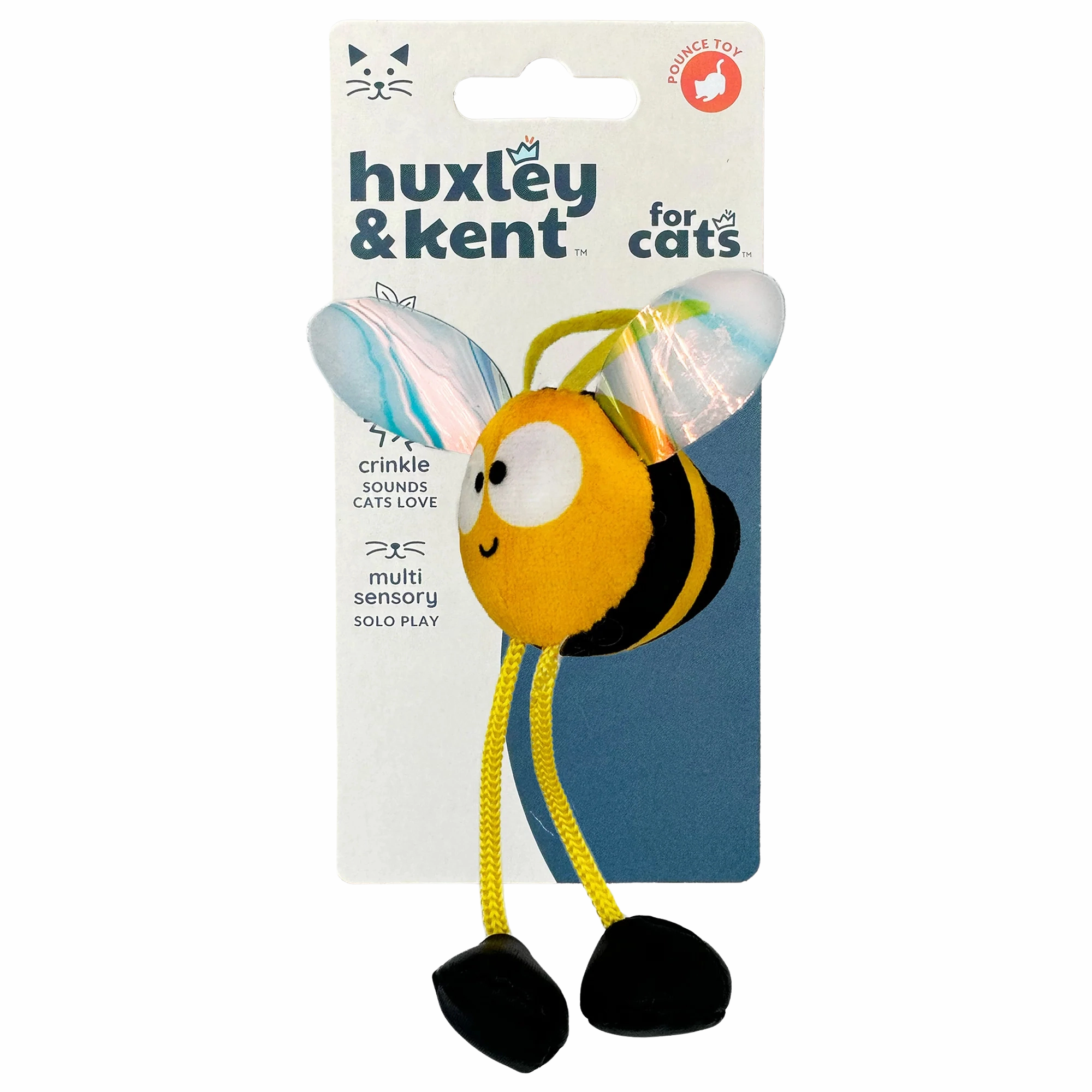 Kittybelles Bumble Bee Chirpy Cat Toy cat toys interactive cat toys cat teaser wand cat balls cat laser pointer