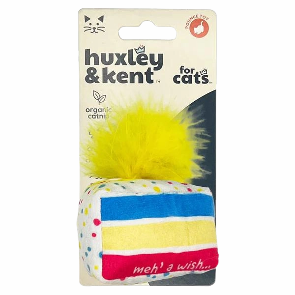 Kittybelles Plush Cat Toy Meh' A Wish Cake 4" cat toys interactive cat toys cat teaser wand cat balls cat laser pointer