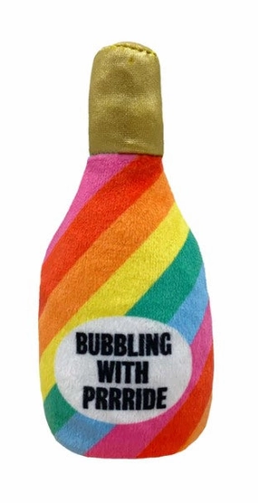 Kittybelles Plush Cat Toy Prrride Champagne 4.5" cat toys interactive cat toys cat teaser wand cat balls cat laser pointer