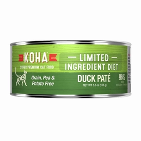 KOHA LID Grain-Free Duck Pate Wet Cat Food cat supplies cat house cat tree cat feeder cat collar