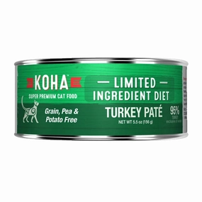 KOHA LID Grain-Free Turkey Pate Wet Cat Food cat supplies cat house cat tree cat feeder cat collar