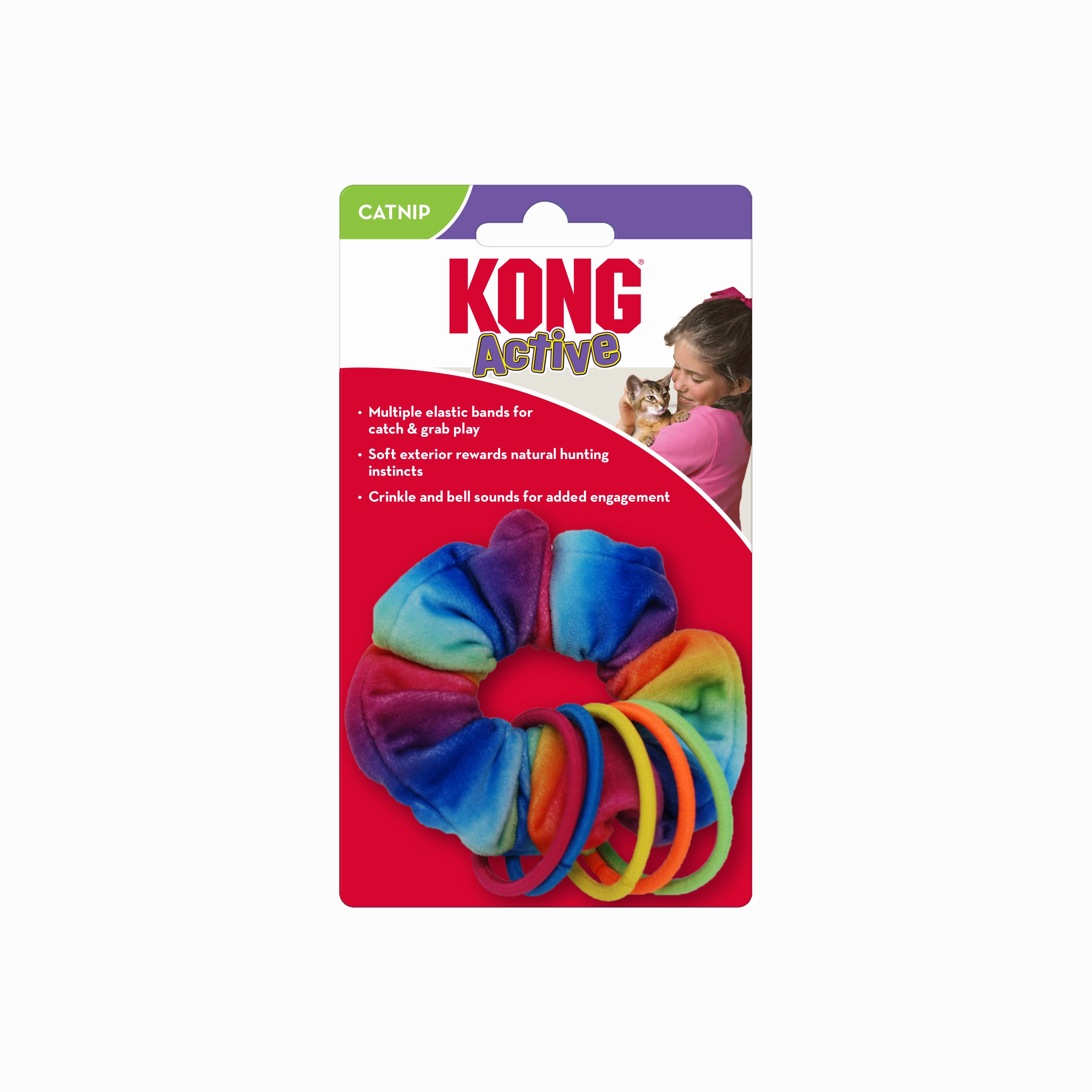 Kong Active Scrunchie Cat Toy cat toys interactive cat toys cat teaser wand cat balls cat laser pointer