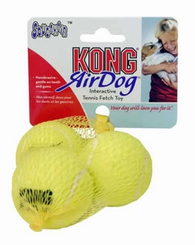 Kong Air Dog Squeaker Tennis Ball 3 Pack Medium dog puzzle toy dog slow feeder dog treat ball dog brain toy dog feeder toy
