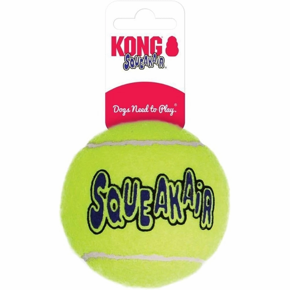 Kong Air Dog Squeaker Tennis Ball Extra Large dog bones rawhide chew sticks dog jerky bacon bone