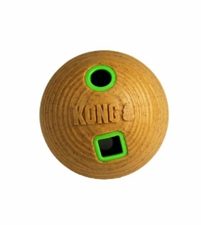 Kong Bamboo Feeder Ball Dog Toy dog bones rawhide chew sticks dog jerky bacon bone