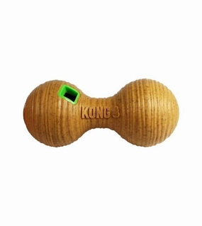 Kong Bamboo Feeder Dumbbell Dog Toy dog puzzle toy dog slow feeder dog treat ball dog brain toy dog feeder toy