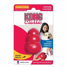 Kong Classic Dog Toy Extra Small dog bones rawhide chew sticks dog jerky bacon bone