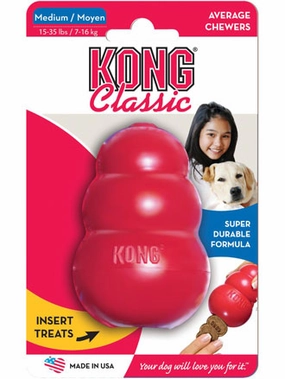 Kong Classic Dog Toy Medium dog puzzle toy dog slow feeder dog treat ball dog brain toy dog feeder toy