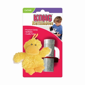 KONG Duckie Refillable Catnip Cat Toy cat treats catnip grass for cats organic cat grass cat grass seeds